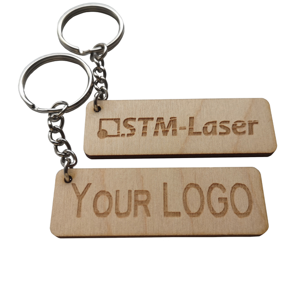 rectangular keychain ''your logo''